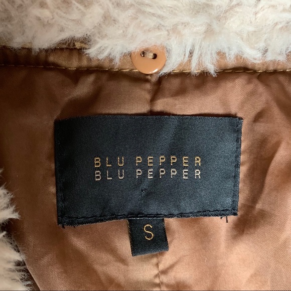 NWOT Blu Pepper Faux Leather Jacket - Picture 8 of 8